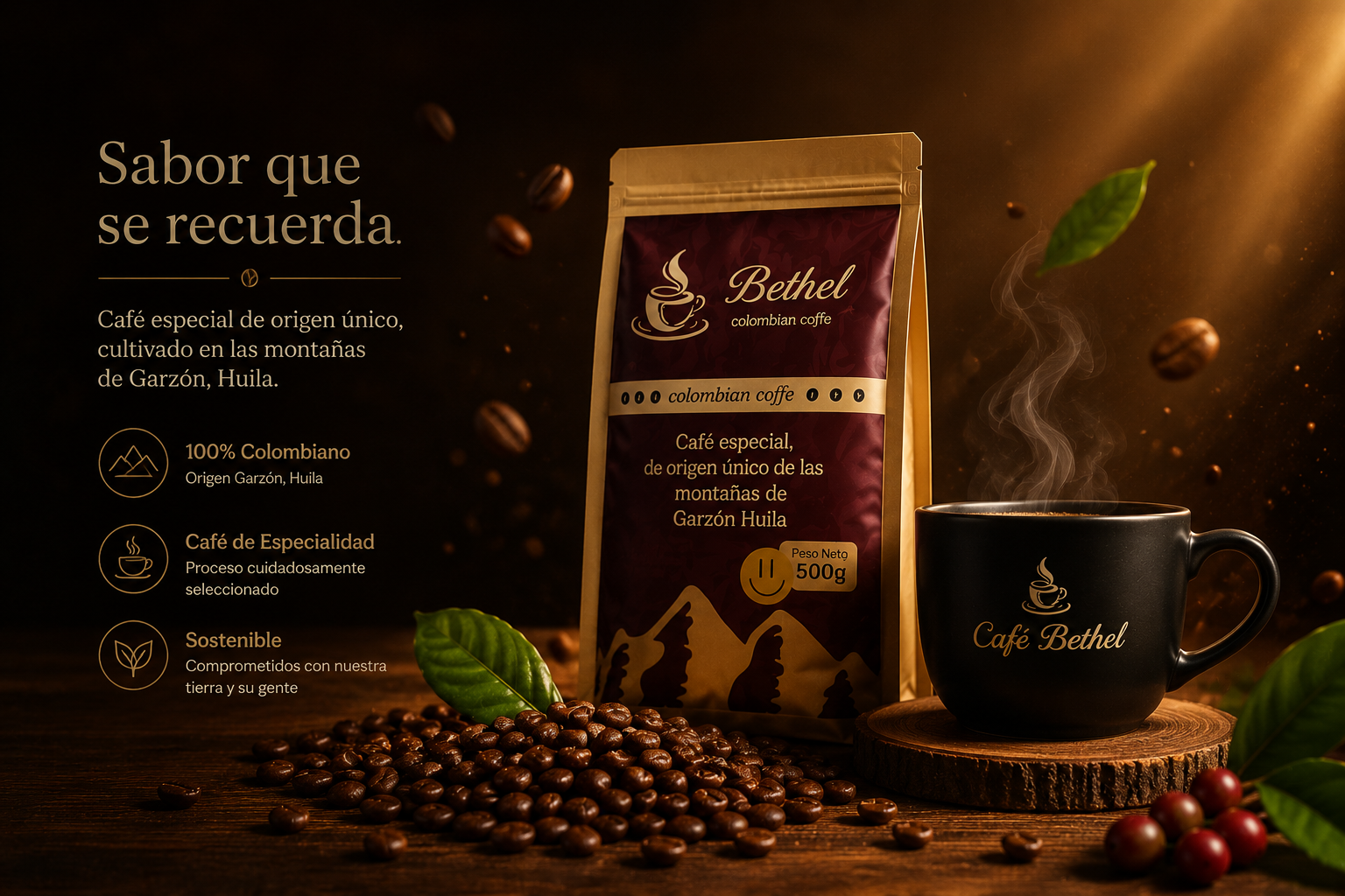 Proceso de secado de Café Bethel